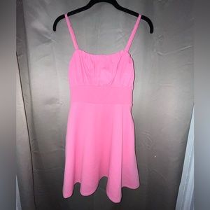 Francesca’s Pink Babydoll Dress